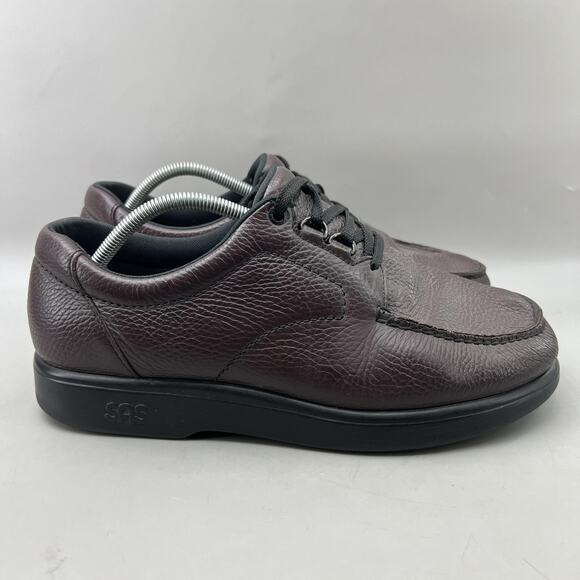 SAS Bout Time Orthopedic Shoes Men Size 11.5 EE Wide Burgundy Comfort Low Oxford main image 9